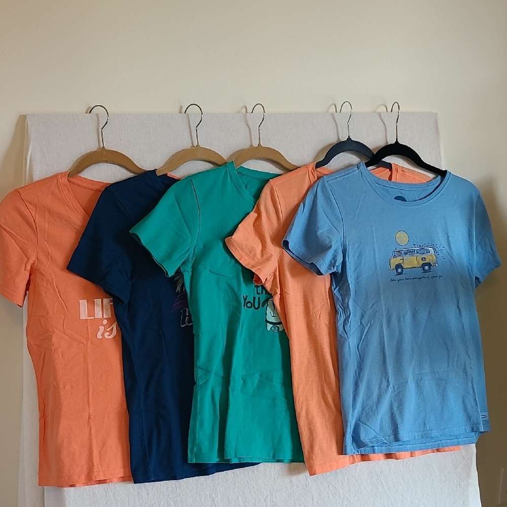 Life Is Good Happy Times T-Shirt Set Size Medium